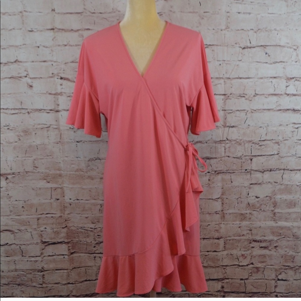 Leith wrap dress